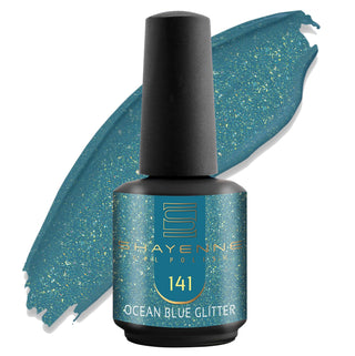 141 Ocean Blue Glitter