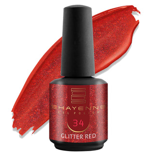 34 Glitter Red 15ml