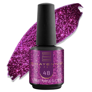 48 Street Purple Glitter 15ml