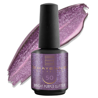 50 Bright Purple Glitter